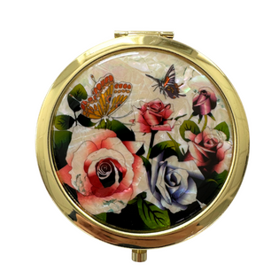 NAMIN Craft Korean Mother-of-Pearl Compact Mirror (70×75mm